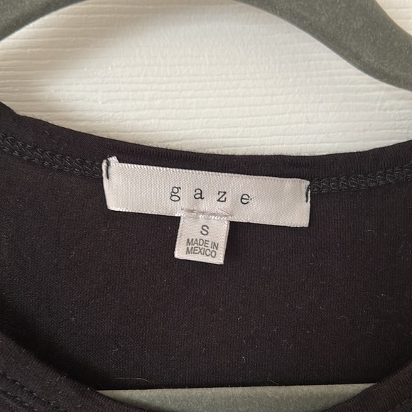 BUNDLE 3/$12 Black Long Sleeve Top with Peplum - Picture 2 of 6